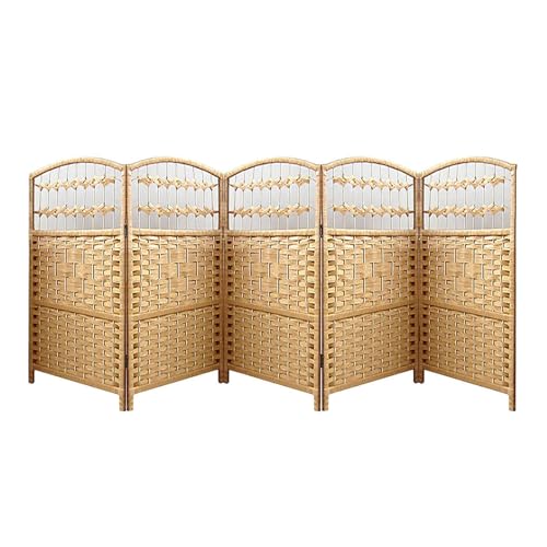 Cloison de séparation courte marron Lot de 5 paravents pliants autoportants pour bureau