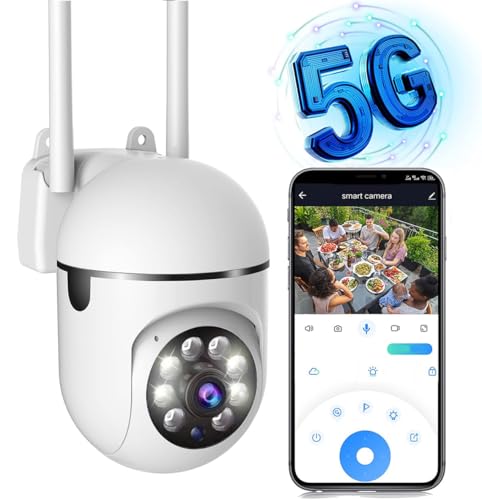 【2K画質カラー暗視・5G自動追尾】防犯カメラ ワイヤレス 監視カメラ 300万画素 動体検知 双方向通話 カラー 自動追尾 室内ペットカメラ 遠距離暗視 PTZ全方位撮影 発光威嚇 警報通知 子供/高齢者/犬/猫 屋内Wi-Fiカメラ 全年無休録画 完全無料の日本語アプリ（広告なし） 日本語説明書