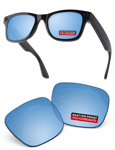 Image of PRO+ Polycarbonate Replacement Lenses Compatible with Ray-Ban Meta Wayfarer RW4006 & Gen 2 RW4012 50mm Sunglasses