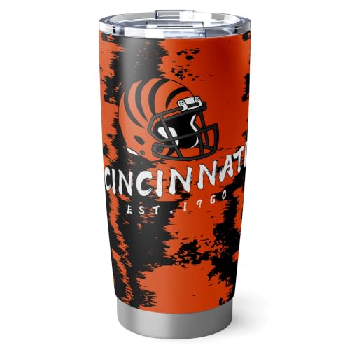 Image of ANTKING Cincinnati Tumbler 20oz Travel Mug Custom Number Name Gifts