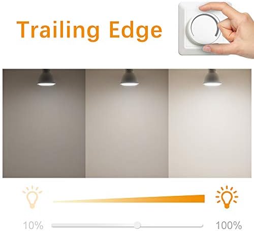 ENUOTEK 7W 650Lm Dimmable GU10 LED Spotlights LED Spot Light Bulbs 120° Wide Beam Angle Cool White 5000K AC220~240V Trailing Edge Dimmable Replace 60W Halogen Lamp 6 Pack