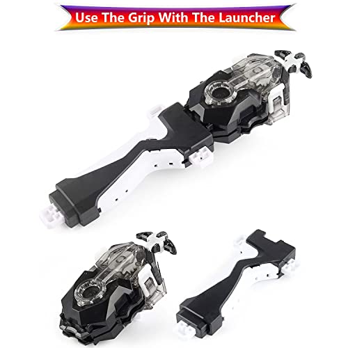 Desamvap Battling Tops Launcher with Grip, B-184 Launcher L/R Spin DB Layer Compatible with Spinning Battling Gyros - Image 3
