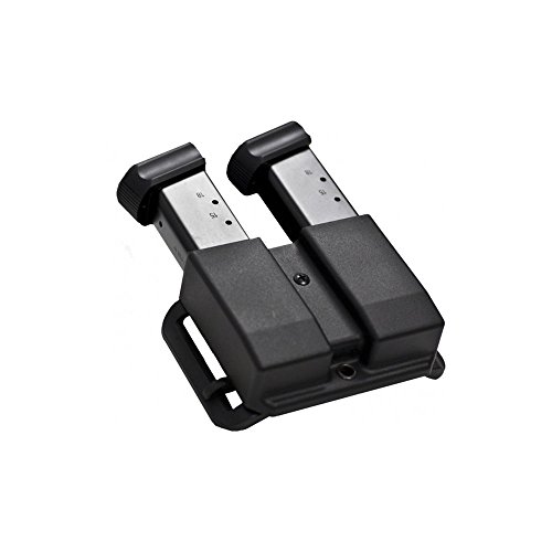 Blade Tech Industries Ambidextrous Revolution Double Fits Glock 10/45 Magazine Pouch, Black - Blade Tech Industries