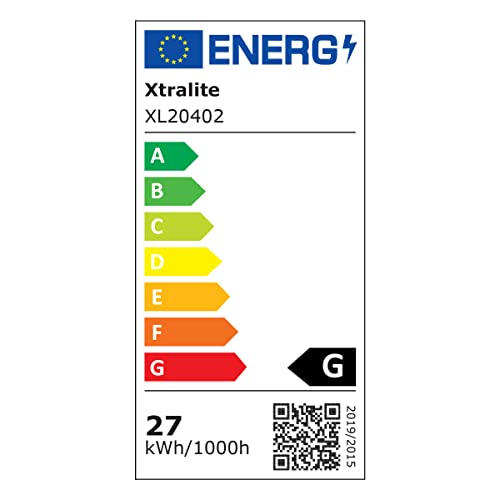 Xtralite 2 Pack 27W Daylight Replacement Bulb For High Vision Reading Lamps, 4 Pin Gx10Q-4 Quad Tube (6500K) #TOP7