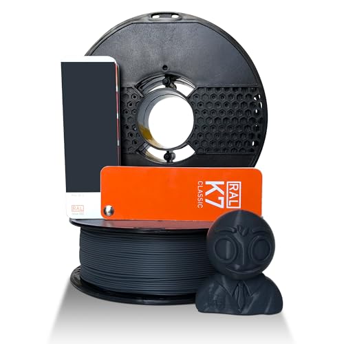 Image of NFIL3D 1KG Net Turbo Finish PLA+ Midnight Grey 3D Printer Filament | Filaments for 3D Printer| 1.75mm| Accuracy + /- 0.015mm | 1000g 3D Filament, 250g Spool, 350g Packaging Weight (Total Weight 1.6KG)