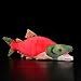 danyangshop Giocattoli di Peluche 40 Cm Abbracciabili Realistici Sockeye Salmone Giocattoli di Peluche Morbidi Animali Marini Peluche Pesce Bambole di Peluche per Bambini