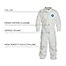 DuPont Tyvek 400 TY125S Disposable Protective Coverall with Elastic Cuffs, White, X-Large (Pack of 25)