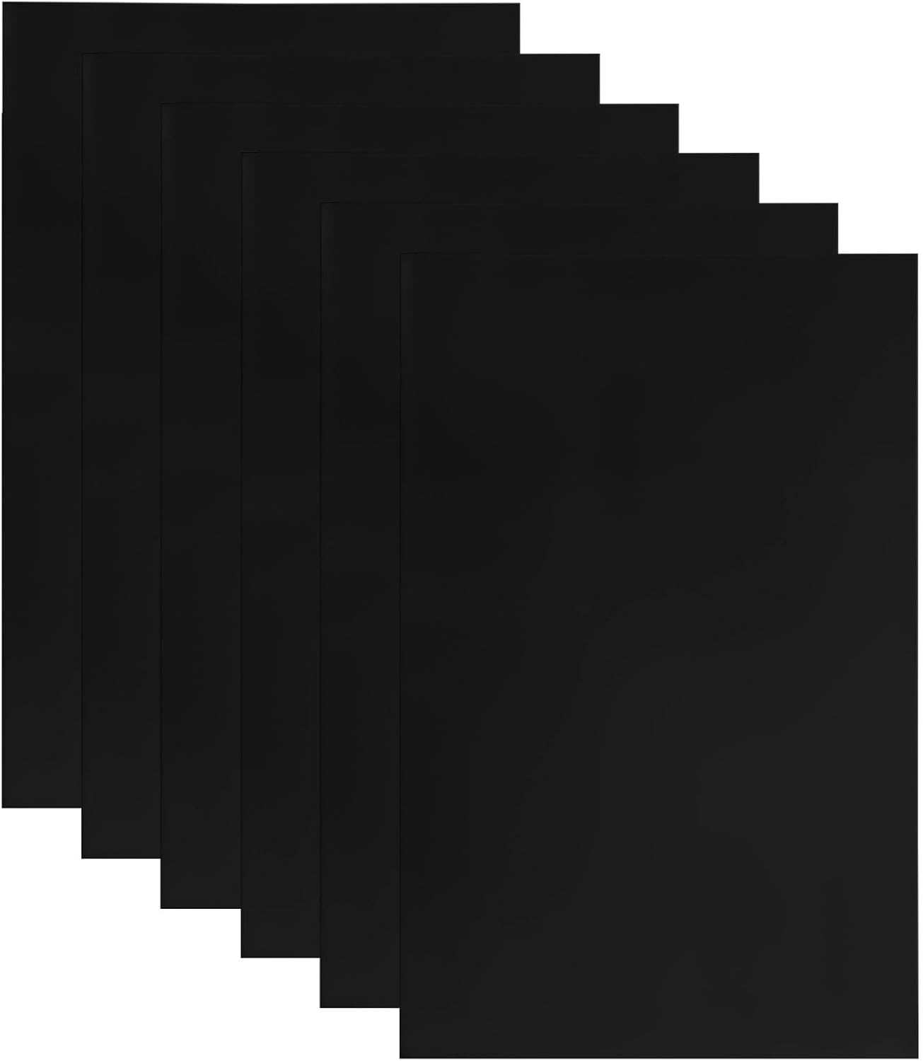 6 Pcs Fence Post Protector, Weatherproof, Self-Adhesive Wood Post Wrap, 17.3 X 12.6 In / 44 X 32 Cm Black Rot Protection Sleeve, For Wood Post Protection