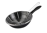 Válida para lavavajillas Desconocido Magefesa Black Sartén freidora, Acero Vitrificado, Negro, 26 cm