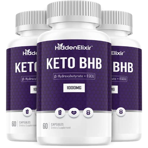 Keto Diet Pills With Egcg - Advanced Weight Management, Energy, And Appetite Suppressant- Keto Fast Bhb Exogenous Ketones Supplement For Improved Focus And Stamina Boost(3 Pack) #TOP2