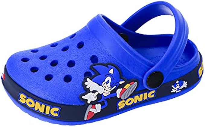 Cartoon Kids Garden Shoes Toddler Clogs Sandals, Slip on Water Shoes for Boys, Children Beach Slipper