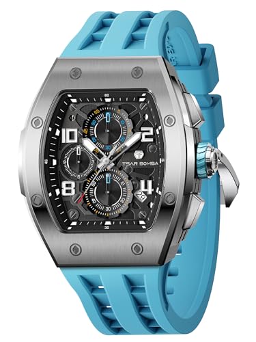 Image of TSAR BOMBA Mens Watch for Men Waterproof Men's Wrist Watches Gift for Men
