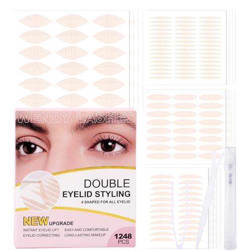 1248-Pcs Invisible Double Eyelid Tapes: Lifter...