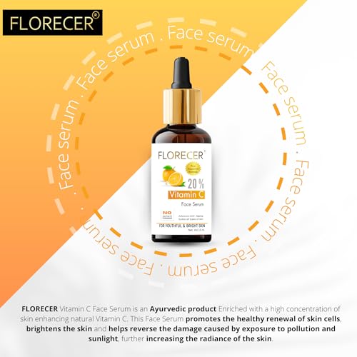 Image of Florecer Face Serum Vitamin C for Skin | Men & women | Dry Skin And Oily Skin- 15 ml