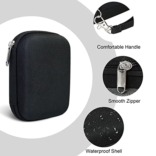 Sevenat Digital Camera Case Carrying & Protective Case Carrying Bag Compatible Digital Camera/ For Vahoiald/ For Iweukjlo/ For Zostuic/ For Camkory/ For Bevlxniv/ For Kodak Pixpro, Black #TOP2