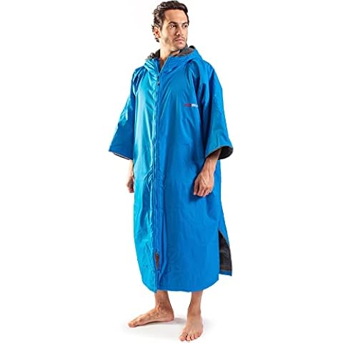Gul Change Robe Poncho or Changing Robe Towel for Beach Watersports & Surfing - Evorobe - Blue Grey - Thermal Warm Heat Cover
