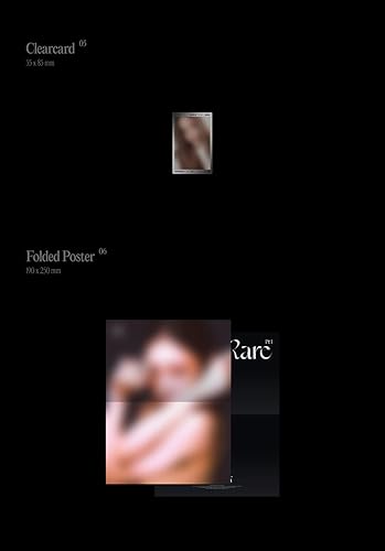 Miniatura 4 de CHUNGHA - 2 álbum de estudio Bare & Rare Pt.1 CD+póster plegado, JYPK1425, transparente