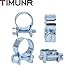 Timunr 20Pcs Hose Clamps 5/16 Inch Clamp Crimp Ring Crimp Pinch Fitting Tubing Fit for all Plumbing
