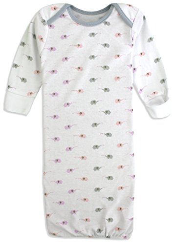 image for Maybe Baby Kids Infant Boys' and Girls' 3 Pack Set Cotton Baby Gown w/