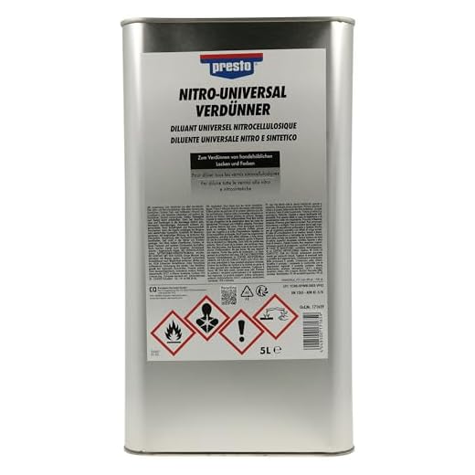 Presto 171659 Nitro-Universalverdünner 5 Liter, Grey