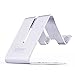 barsone Cell Phone Stand, Aluminium Phone Holder Mount Stand for Phones and Tablets (Silver)