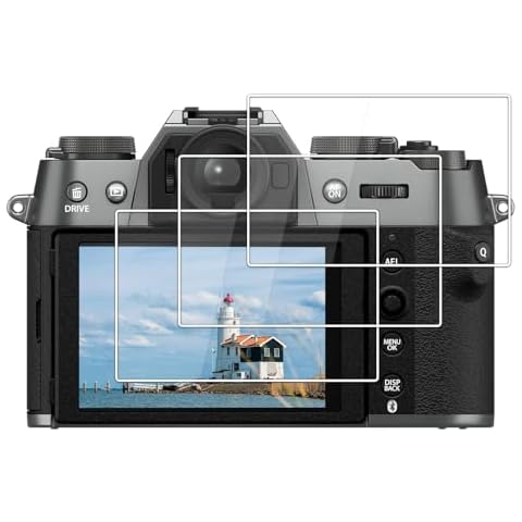 kinokoo Screen Protector for Fujifilm X-T50 Fuji XT50 Camera - 0.25mm 9H Hardness Fuji XT50/X-T50 Tempered Glass Film - Anti-Dust & Anti- Scratch (3 Packs) Cover
