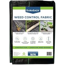 DURASACK Underlayment Landscape Fabric, Heavy Duty UV-Stabilized Woven Polypropylene, for Garden Ground Cover, Patio/Playset Landscape Fabric, 130 Square feet, Black SH-6520RET