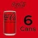 Coke Zero Sugar Mini-Can 7.5 fl oz, 6 Pack (Package May Vary)