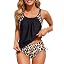 Black Leopard Tankini