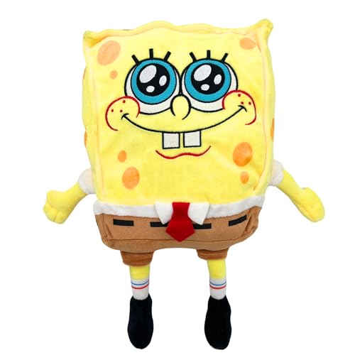 Bob Esponja de peluche de 25 a 30 cm – Juguete de peluche – Modelos: Bob Esponja, Patrick, Gary, Calamardo, Mr. Cangrejo, Plancton – Peluche suave para niños y fans (Bob Esponja Cute)