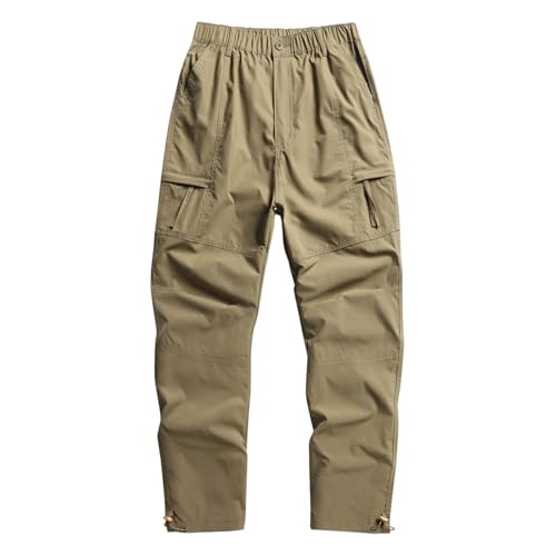 Men's Hiking Pants with Zipper Pockets Convertible Lightweight Quick Dry Fishing Safari Camping Travel Scout Pants