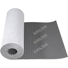 SunTouch HeatMatrix Uncoupling Anti-Fracture Membrane Mat for WarmWire Heating Systems, One-Ply Non-Woven Fleece Underlayment, for Ceramic Tile and Stone Tile, 108 Sq Ft, Gray