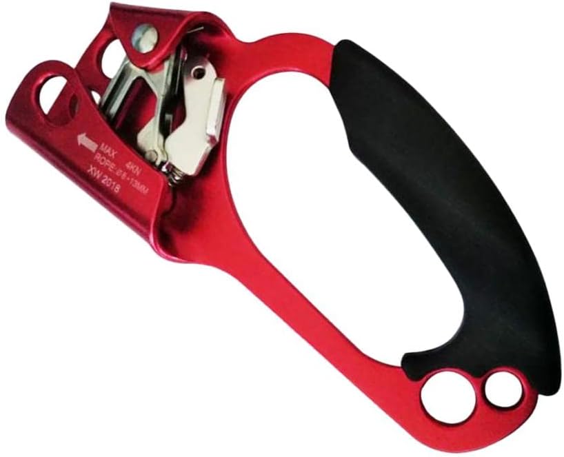 Red Right Hand Ascender for 8-13mm Rope - 880lbs Max Strength, Professional Climbing Equipment - for Mountaineering Adventures, Tree Surgery, and Rope Rigging