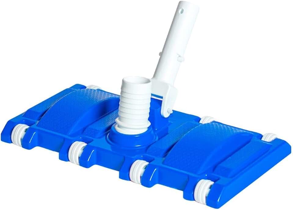 Aspirador para Limpeza de Piscina com 8 Rodas Manual