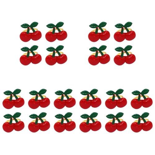 Cabilock 20pcs Cherry Napkin Rings Napkin Clasps Napkin Decor Ring Napkin Buckle Decor Napkin Ring Adorn Fruit Napkin Ring Napkin Buckles Napkin Ring for Party