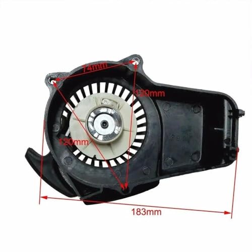 Démarreur de recul pour moteur 2 temps 47cc 49cc lanceur à traction - 2