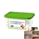 Assorbe l'umidità del bagno – Scatola deumidificatore senza fili da 200 g – Assorbe l'umidità del bagno portatile | per casa, studio, ufficio, area animali domestici, doccia interna, appartamento