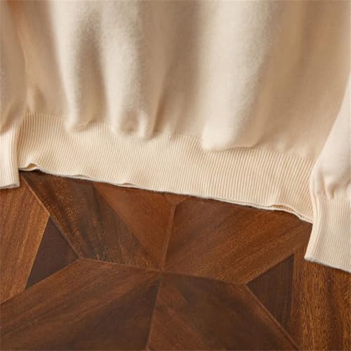 Men’S Classic Knitted Wool Blend Sweater Long Sleeve Loose Fit Warm Soft Business Casual Pullover4