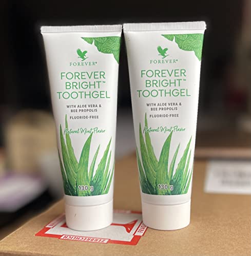 QJWm 2 x Forever Bright Zahngel Enthält Bienenpropolis Schützt Zähne & Zahnfleisch Bekämpft Plaque Für Kinder & Erwachsene Nicht-Fluorid-Formel Kein Tier Von Produkten Geeignet für Vegetarier