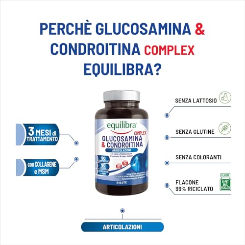 equilibra - Glucosamina & Condroitina Complex - 90 compresse Proteine & frullati 144 g unisex - 3
