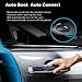 WYYHAA Hands Free Bluetooth Car Phone Kit - Wireless Bluetooth Car Speaker Support 2 Phones Siri&Google Assitance Voice Guidance Auto Power On/Connection