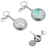 COYUN Cendrier de Poche Portable Anti Odeur [Lot de 2], Mini Cendrier...