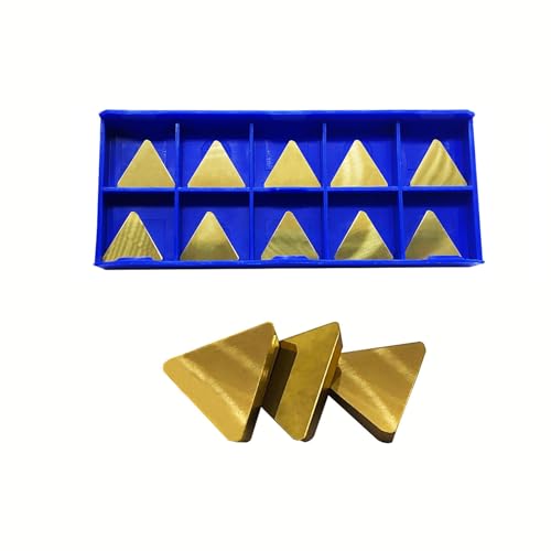 Lahdyfhoe UFBAOBN86542 Gbj 1 Inch Shank R8 Face Milling Cutter Arbor End Mill Tool Holders Withtpkn1603Pdskr Triangle Inserts Carbide Inserts Indexable Milling Inserts thumb #6
