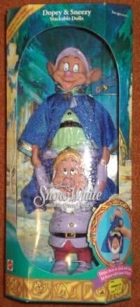 DISNEY'S DOPEY & SNEEZY STACABLE DOLLS