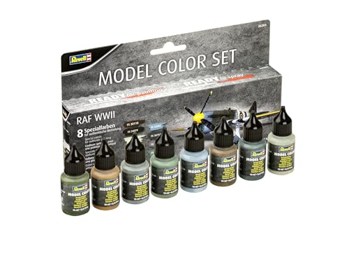 Revell 36201 Model Color, RAF WWII, 8x 17Ml Acrylic Paints, Multi-colored (Dark Earth, Middle Stone, Sky, Sea Grey - Image 2