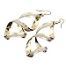 Clearance! Elogoog Jewelry 1Pair Fashion Women Matte Cross Dangle Gold Loop Earings (Gold )