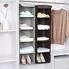 Organizer da appendere alla porta, extra large, per bagno, con 5 tasche grandi e 10 tasche laterali, per camera da letto e ufficio (grigio) | Leroy Merlin
