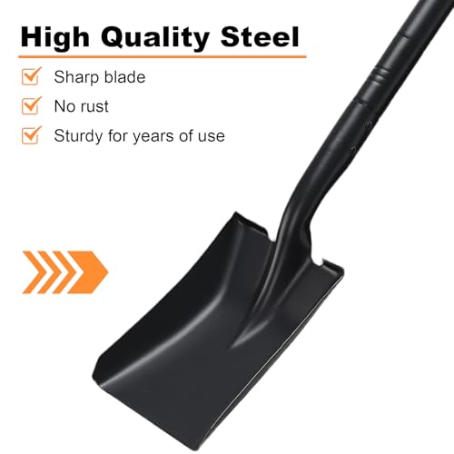 Pala Cuadrada Pequeña 110 cm Mango de Metal miniatura 4