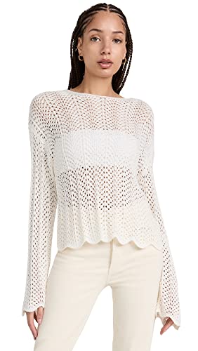 Z SUPPLY Women's Donovan Crochet Top, Sandstone, S