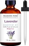 Majestic Pure Bulgarian Lavender Essential Oil, 100% Pure and Natural with Therapeutic Grade, Premium Quality Bulgarian Lavender Oil, 1 fl. oz.